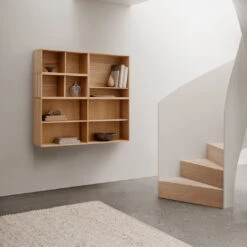 FK631110 Deep Bookcase W/ 2 Shelves 13 FK631110 Deep Bookcase W/ 2 Shelves -Danish Design Store FK63 oak oil FK10 oak oil canvas V1 d1b14fd1 47b4 4e23 9e65 381880715ff9