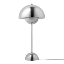 Verner Panton VP3 Flowerpot Table Lamp -Danish Design Store FLOWERPOT VP3 POLISHED STAINLESS STEEL