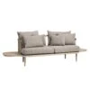 FLY SC3 2-Seater Sofa W/ Side Tables 1 FLY SC3 2-Seater Sofa W/ Side Tables -Danish Design Store FLY SOFA SC3 HIGH LEGS WHITE OAK HOT MADISON 094