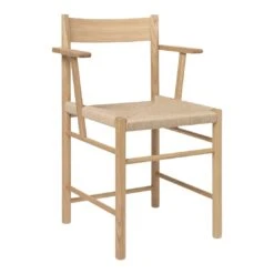 F Dining Armchair - Paper Cord Seat