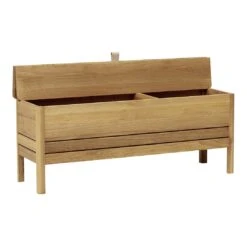 A Line Storage Bench -Danish Design Store F R A line storage bench oak open