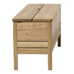 A Line Storage Bench -Danish Design Store F R A line storage bench oak side