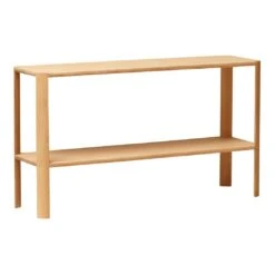 Leaf Shelf - 1x2 -Danish Design Store F R Leaf shelf oak 1x2 perspective view