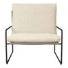 Ferm LIVING Desert Dolce Outdoor Lounge Chair 1 Ferm LIVING Desert Dolce Outdoor Lounge Chair -Danish Design Store FermLiving SS25 Desert1 Seater PureBoucle Black Off white 1104270928 2 33b99345 a053 42c3 8dcd e1146ca40aec