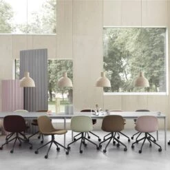 Muuto Unfold Pendant Lamp 29 Muuto Unfold Pendant Lamp -Danish Design Store Fiber side steelcut castors base table 440cm white unfold nude corky