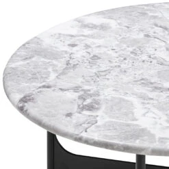 Floema Round Coffee Table 32 Floema Round Coffee Table -Danish Design Store Floema Mediumtable Greymarbletop V2 300dpi