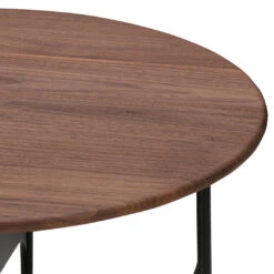 Floema Round Coffee Table 34 Floema Round Coffee Table -Danish Design Store Floema Mediumtable Walnuttop V2 300dpi