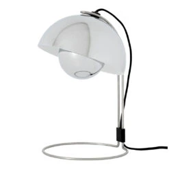 Verner Panton VP4 Flowerpot Table Lamp -Danish Design Store Flowerpot VP4 Chrome Plated off