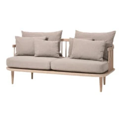 FLY SC2 2-Seater Sofa 41 FLY SC2 2-Seater Sofa -Danish Design Store Fly Light Grey SC2 High Legs