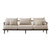 FLY SC12 3-Seater Sofa -Danish Design Store Fly SC12 Smoked Oiled Oak w. Karakorum 003 Front