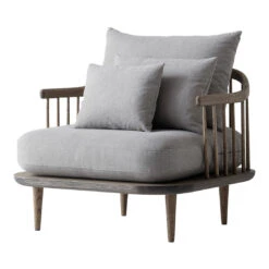 FLY SC1 Lounge Chair 27 FLY SC1 Lounge Chair -Danish Design Store Fly SC1 Smoked Oiled Oak w. Hot Madison 094