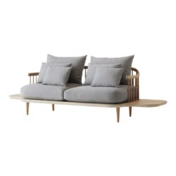 FLY SC3 2-Seater Sofa W/ Side Tables 29 FLY SC3 2-Seater Sofa W/ Side Tables -Danish Design Store Fly SC3 Oiled Oak w. Hot Madison 094