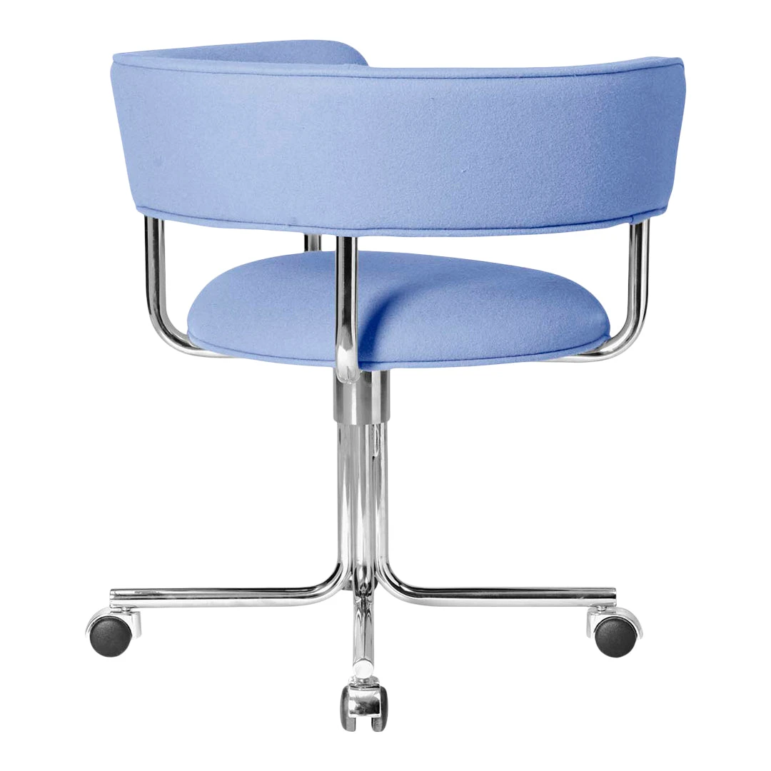 Font Swivel Dining Armchair On Wheels 9 Font Swivel Dining Armchair On Wheels - Image 7