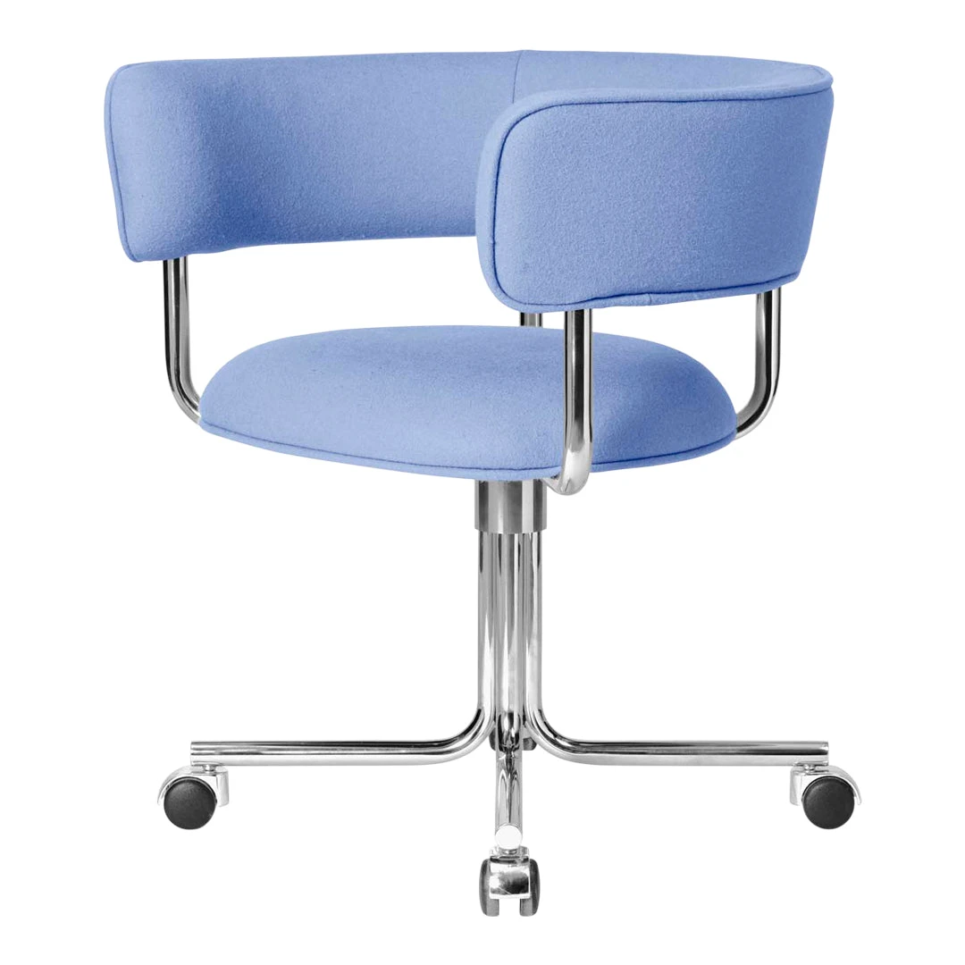 Font Swivel Dining Armchair On Wheels 7 Font Swivel Dining Armchair On Wheels - Image 5