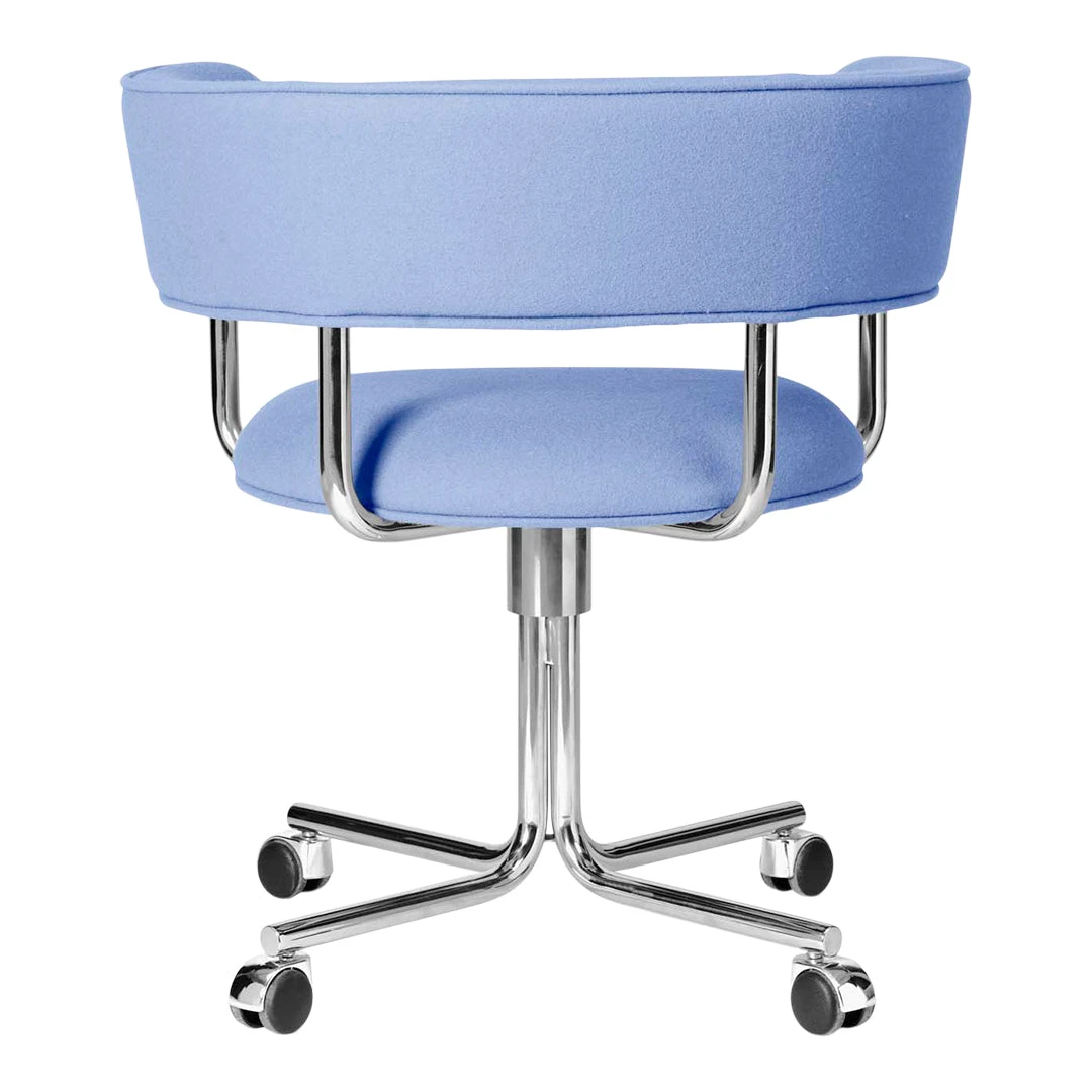 Font Swivel Dining Armchair On Wheels 8 Font Swivel Dining Armchair On Wheels - Image 6