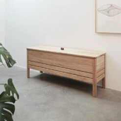 A Line Storage Bench -Danish Design Store Form Refine 14 enviroment high a line storage bench oak