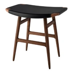 Freja Stool - Leather Seat
