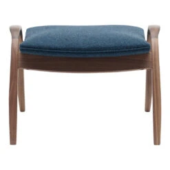 FH430 Signature Footstool -Danish Design Store Frits Henningsen FH430 footstool walnut oil divina873 front