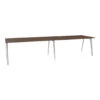 Fritz Hansen Pluralis Meeting Table (126" L) 1 Fritz Hansen Pluralis Meeting Table (126" L) -Danish Design Store Fritz Hansen Pluralis KS42390 Walnut Mirror Polished Aluminum Kasper Salto