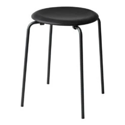 Fritz Hansen Jacobsen Dot Stool -Danish Design Store Fritz Hansen Obejcts Dot Arne Jacobsen Black 2