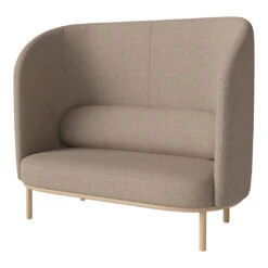 Fuuga Nesting 2-Seater Sofa -Danish Design Store FuugaNestingSofa2seater MonzaDarkbeige WhitepigmentedoiledoakSolid TSCA01 073 10 00455 angle
