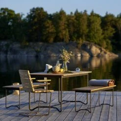 Grinda Armchair 11 Grinda Armchair -Danish Design Store GRINDA Family Teak black painted steel frame