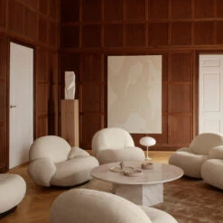 Gubi Pacha Sofa W/ Armrests + Ottoman Set -Danish Design Store GUBI Home PACHA LILLE HALVCIRKEL V2 14fee44f 9e7c 42c4 a81a d44515b2834a