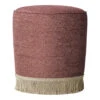 Gubi Pouffe 2 Gubi Pouffe -Danish Design Store GUBI Pouffe 38 FullyUpholstered LAlbero della Cuccagna Chianti 016 Fringe LAlbero della Cuccagna Chianti Front