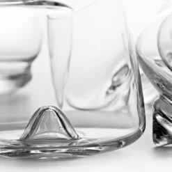 Normann Copenhagen Whiskey Glasses - Set Of 2 -Danish Design Store Glass Mix Rocking Cognac Whiskey Liquer Closeup 517a77b7 d02e 45a0 b15b 7edb475cb621