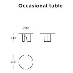 Glyph Occasional Table -Danish Design Store Glyph Occasional table