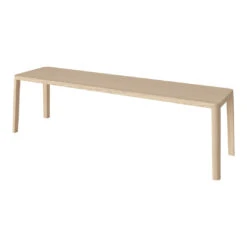 Graceful Bench 41 Graceful Bench -Danish Design Store GracefulBench160cm 30mm WhitepigmentedoiledoakSolid02 414 05 00002 angle
