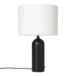 Gubi Gravity Table Lamp - Large 26 Gubi Gravity Table Lamp - Large -Danish Design Store Gravity TableLamp Large BlackenedSteel White off