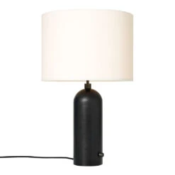 Gubi Gravity Table Lamp - Large 27 Gubi Gravity Table Lamp - Large -Danish Design Store Gravity TableLamp Large BlackenedSteel White on