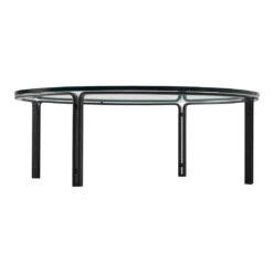 HB 110 Coffee Table 14 HB 110 Coffee Table -Danish Design Store HB 110 110 black glass detail23