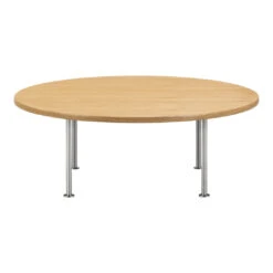 Wegner Ox Coffee Table 39 Wegner Ox Coffee Table -Danish Design Store HJW 1020 oakoiled steel v1 L