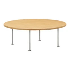 Wegner Ox Coffee Table 24 Wegner Ox Coffee Table -Danish Design Store HJW 1020 oakoiled steel v2 L