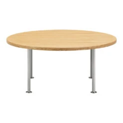 Wegner Ox Coffee Table 32 Wegner Ox Coffee Table -Danish Design Store HJW 1028 oakoiled steel v1 L