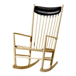 Wegner J16 Rocking Chair -Danish Design Store HJW 16000 v2 soapedoak naturalpaperchord neckcusion blackleather98