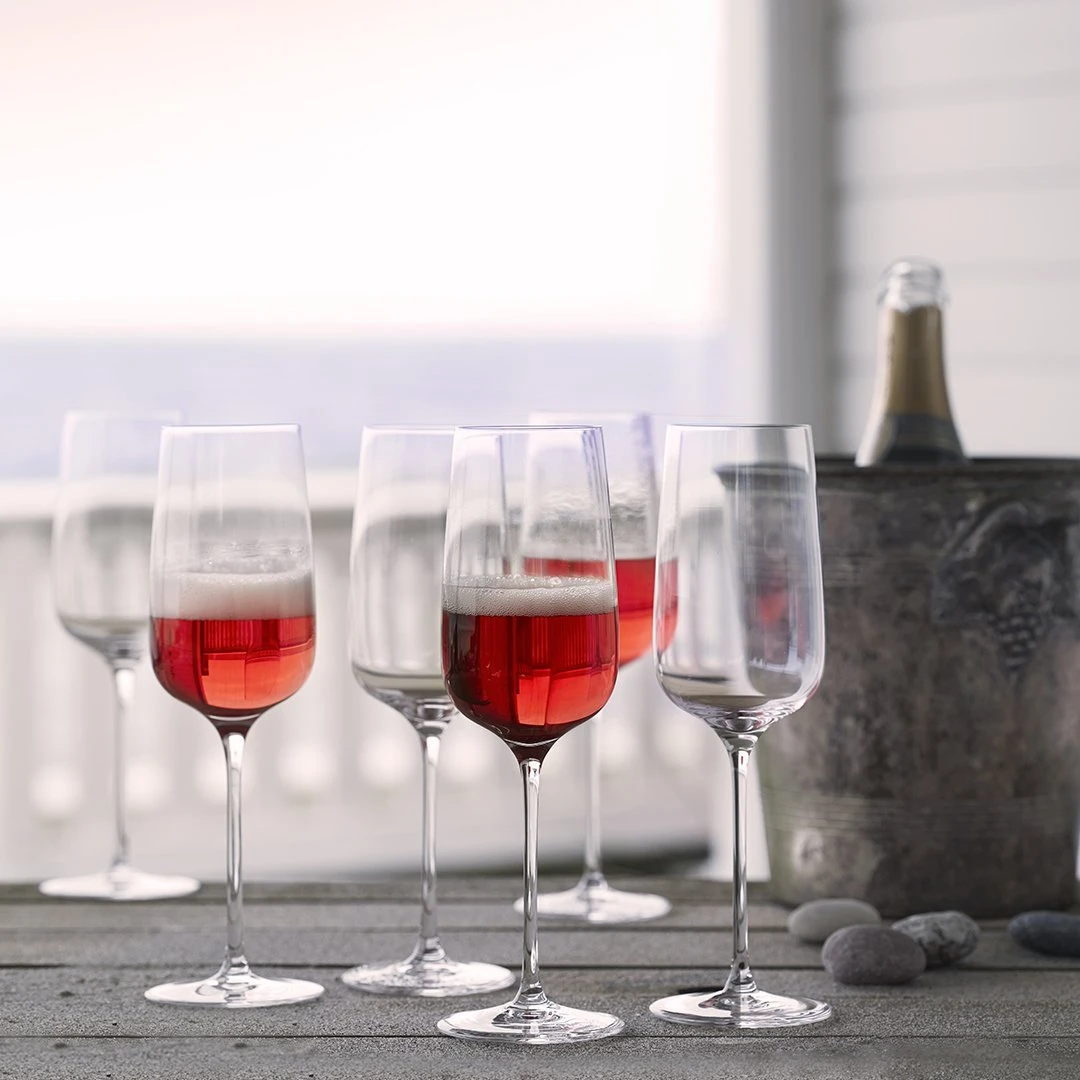 Holmegaard Bouquet Champagne Glass - Set Of 6 7 Holmegaard Bouquet Champagne Glass - Set Of 6 - Image 5