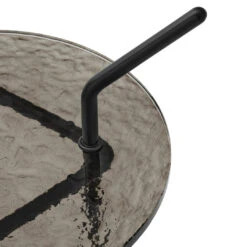 Halten SH9 Side Table -Danish Design Store Halten SH9 Smoked Glass w. Warm black detail
