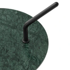 Halten SH9 Side Table -Danish Design Store Halten SH9 Verde Guatemala Marble w. Warm black detail