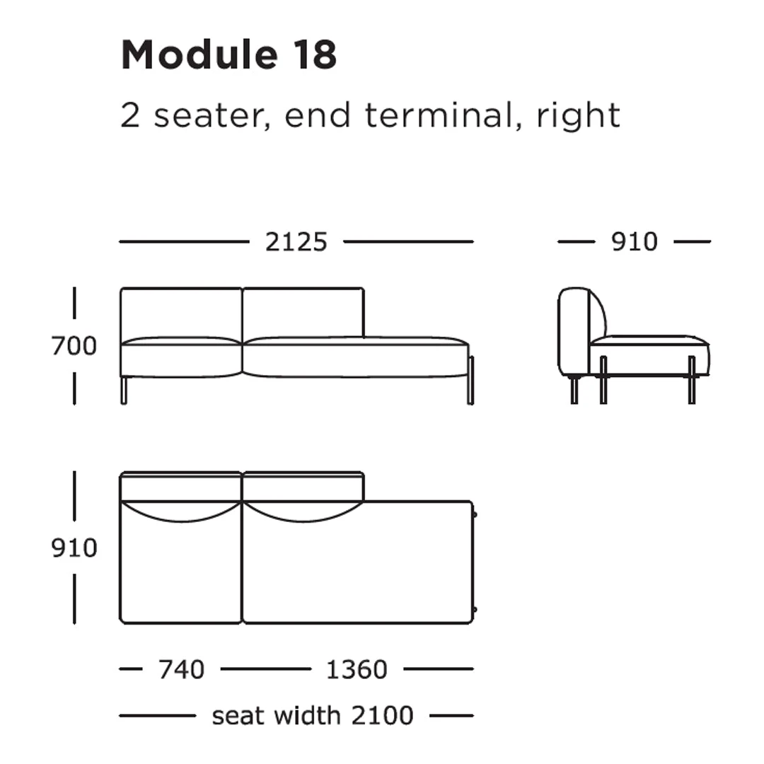 Hang Modular Sofa (Modules 17-21) 15 Hang Modular Sofa (Modules 17-21) - Image 13