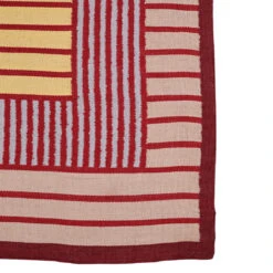 Hemp Collection Rug -Danish Design Store Hemp Red closeup 03