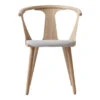 In Between SK2 Dining Chair - Seat Upholstered -Danish Design Store In Between White SK2
