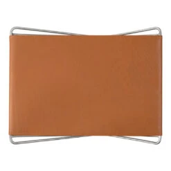 JG Folding Stool -Danish Design Store JG 6565 leather95 brushedsteel v5