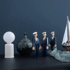 Kay Bojesen Navy / Marine Figurine -Danish Design Store KB 39267 Marine three figures in stilleben