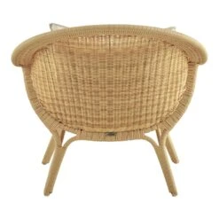 Madame Outdoor Lounge Chair 15 Madame Outdoor Lounge Chair -Danish Design Store KIT ND E44 NAT YCR HOME15MadameChairExteriorwCanvasWhiteCushionsback