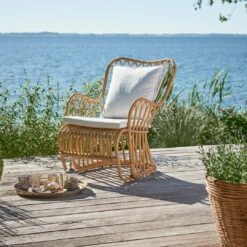 Tulip Outdoor Lounge Chair -Danish Design Store KL E110 NU Tulip chair hf SVENDBORG