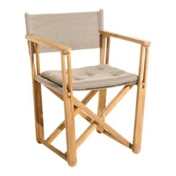 Kryss Lounge Chair 21 Kryss Lounge Chair -Danish Design Store KRYSS LOUNGE CHAIR Teak Sunbrella Reneisance fabric beige 3
