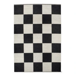 Checkerboard Icon Rug -Danish Design Store Kasthall Checkerboard Icon Midnight Black 554 RUG 39408425 7eea 439a b45e 03ad9b81555e